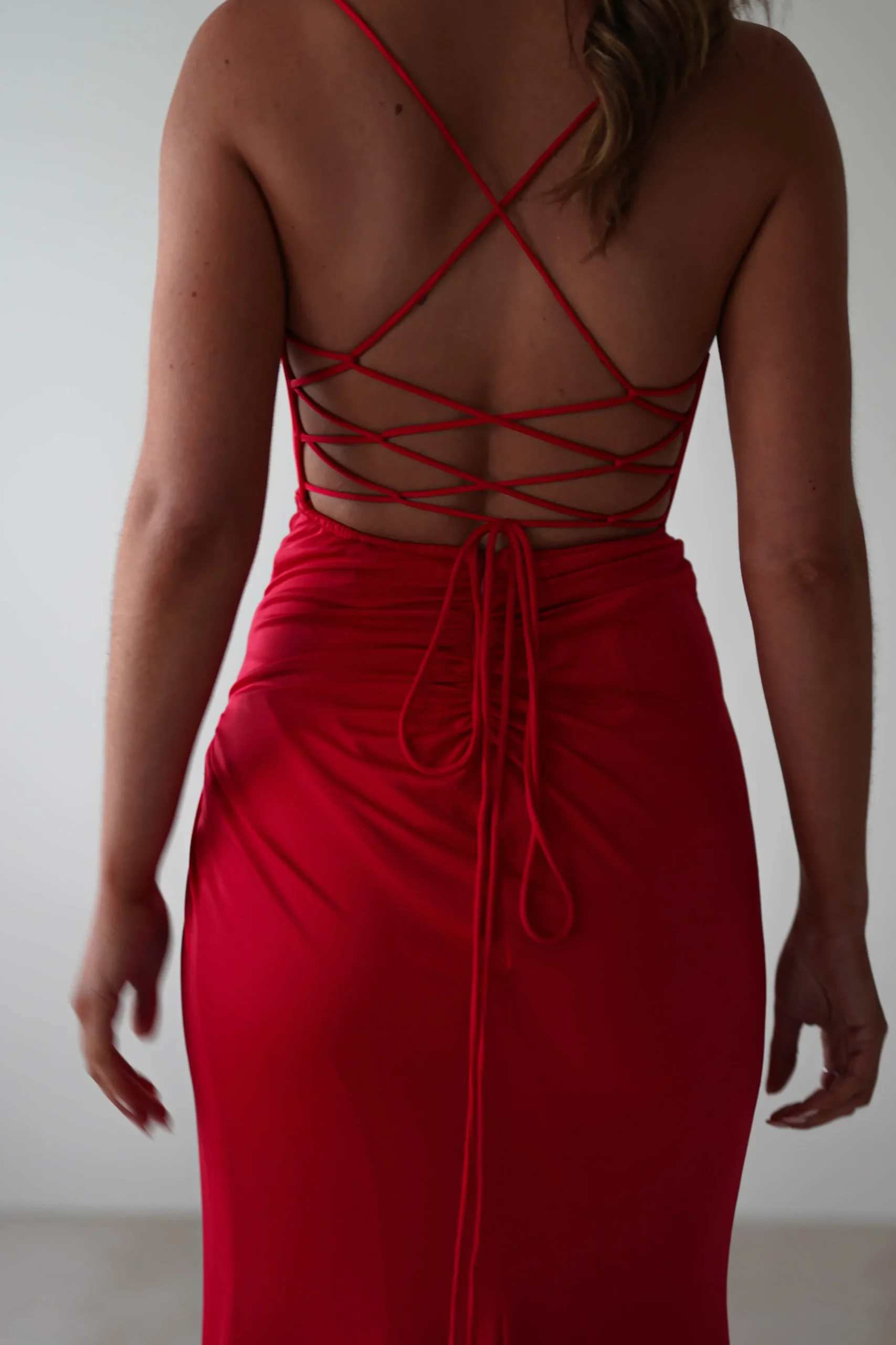 Best Aldina Soft Bodycon Dress | Red Kleider Für Besondere Anlässe|Sommerkleider