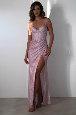 Online Anastasia Glitter Sweetheart Gown | Blush Sommerkleider|Sommerkleider