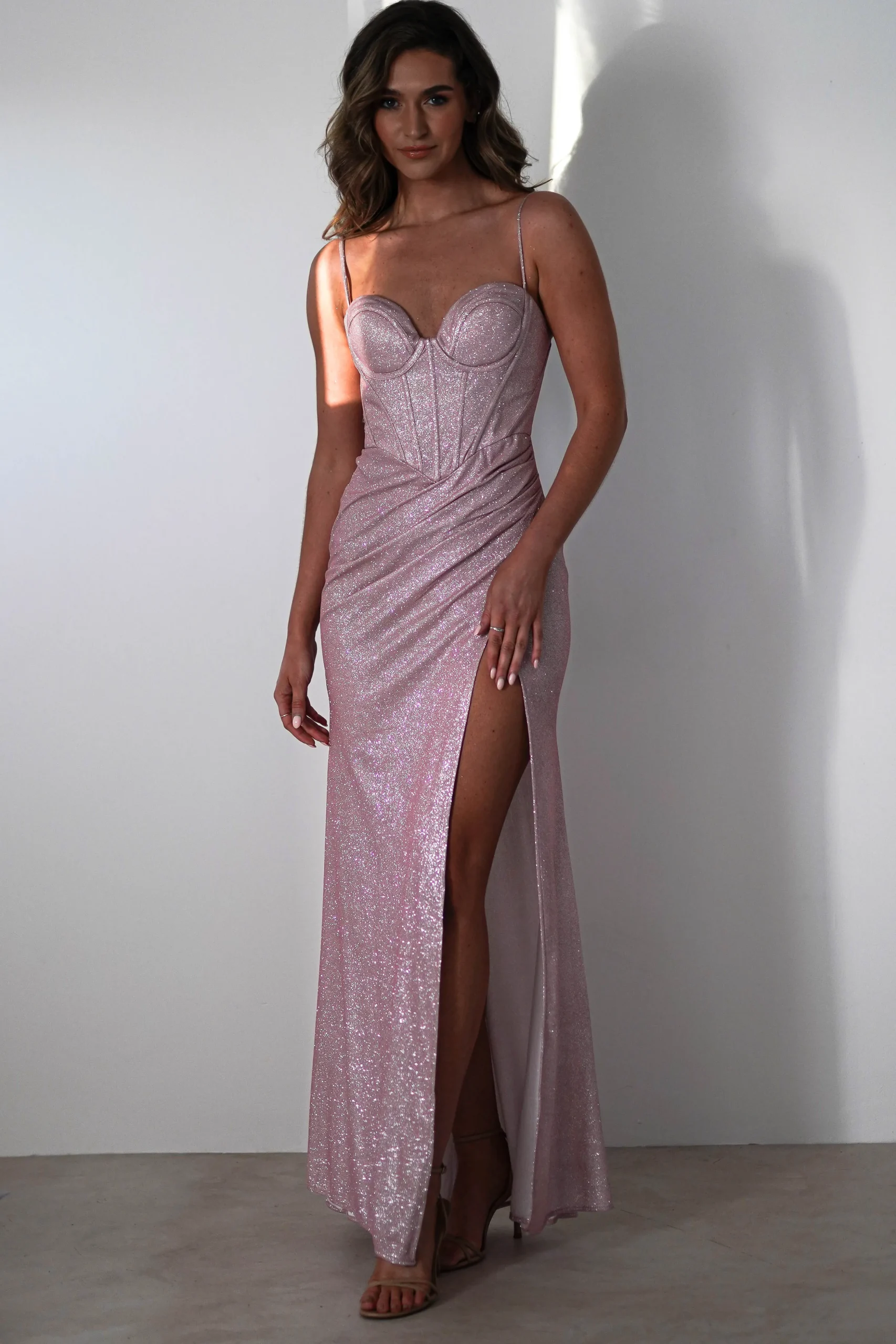 Online Anastasia Glitter Sweetheart Gown | Blush Sommerkleider|Sommerkleider