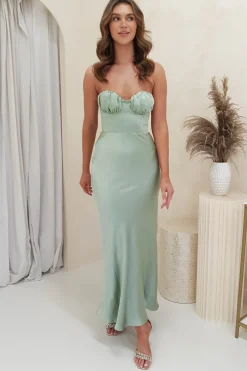 Discount Billie Soft Satin Maxi Dress | Sage Lange Kleider|Maxikleider