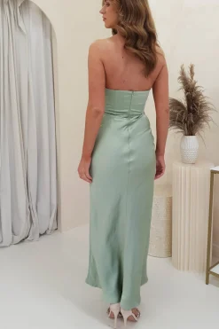 Discount Billie Soft Satin Maxi Dress | Sage Lange Kleider|Maxikleider