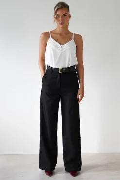 Fashion Carey Tailored Pants | Black Sommerkleider|Sommerkleider
