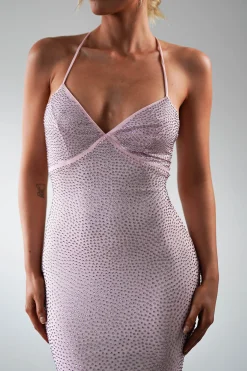 Online Cataleya Rhinestone Bodycon Gown | Pink Sommerkleider|Sommerkleider