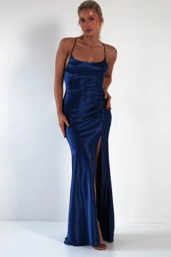 Outlet Celinee Satin Maxi Gown | Royal Lange Kleider|Maxikleider
