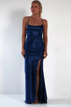 Outlet Celinee Satin Maxi Gown | Royal Lange Kleider|Maxikleider