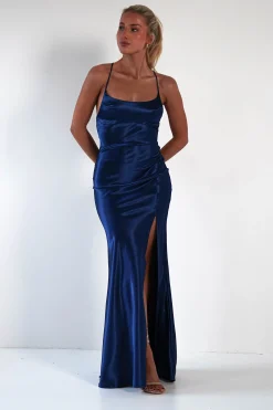 Outlet Celinee Satin Maxi Gown | Royal Lange Kleider|Maxikleider