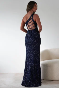 Discount Charley Sequin Bodycon Gown | Navy Kleider Für Besondere Anlässe|Sommerkleider