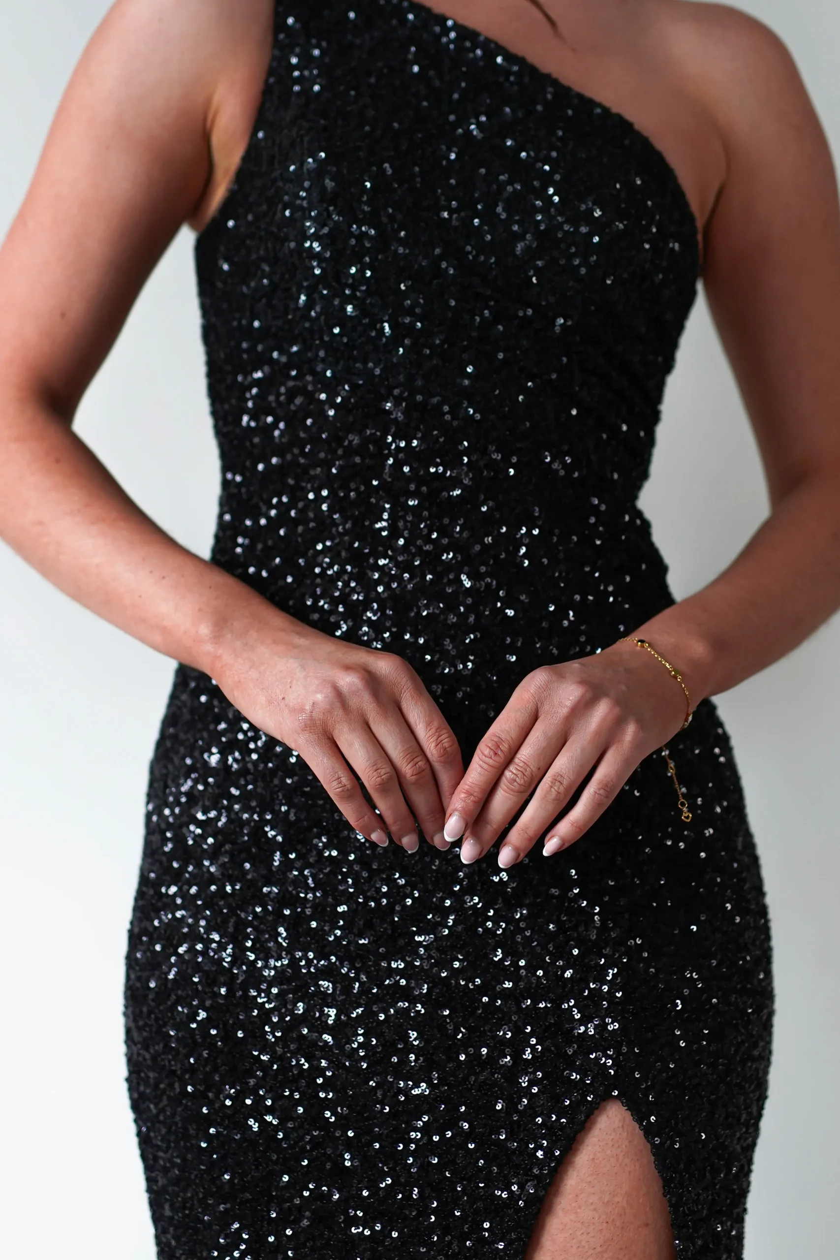 Outlet Charley Sequin Bodycon Gown | Black Kleider Für Besondere Anlässe|Sommerkleider