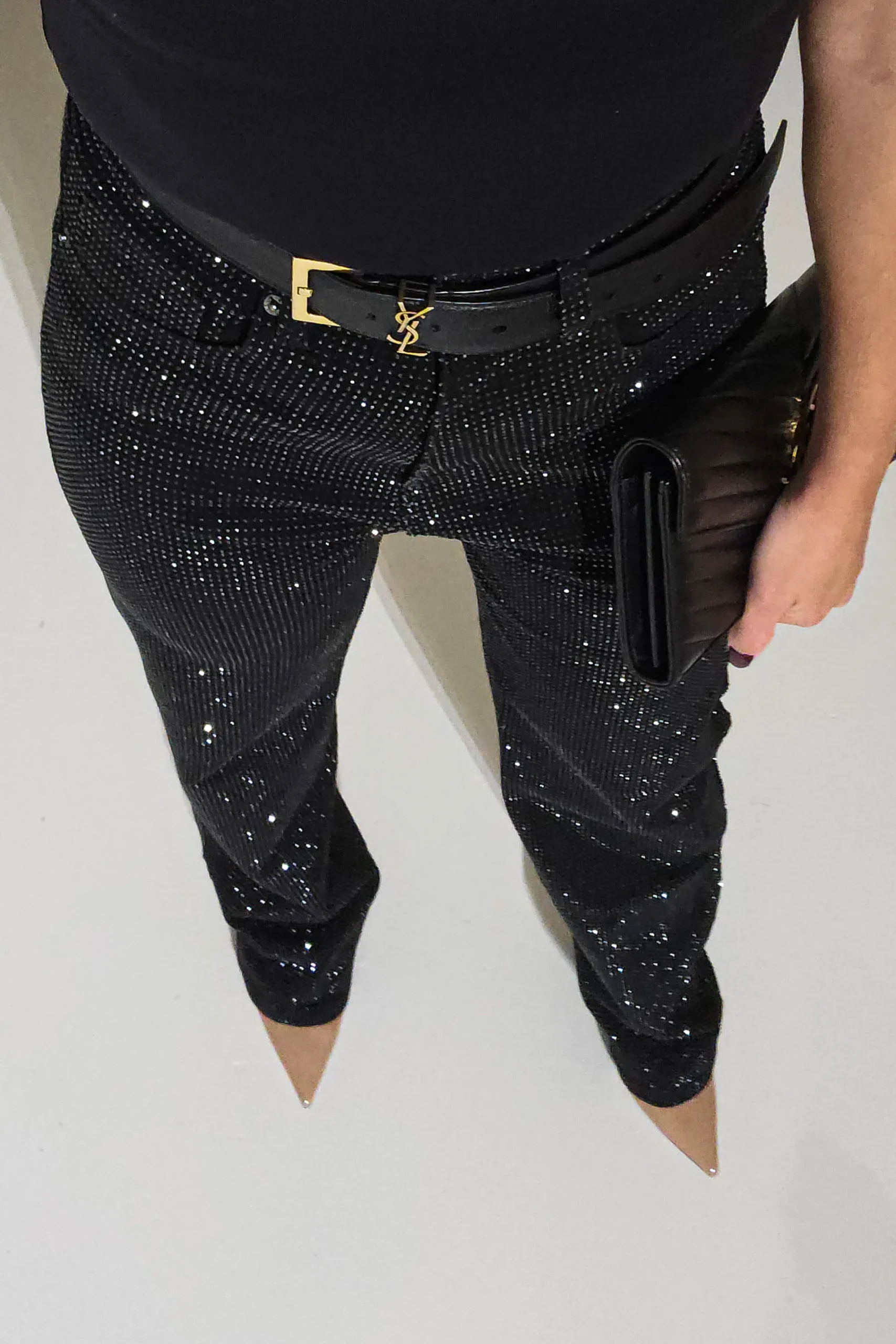 Hot Coleen Sparkle Diamante Jeans | Black Unterteile Und Röcke|Sommerkleider