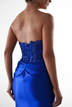 Clearance Dallas Luxe Embellished Gown | Royal Blue Sommerkleider|Sommerkleider