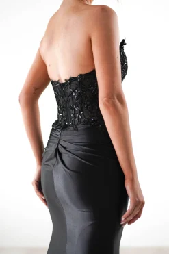Online Dallas Luxe Embellished Gown | Black Sommerkleider|Sommerkleider