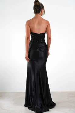 Online Dallas Luxe Embellished Gown | Black Sommerkleider|Sommerkleider
