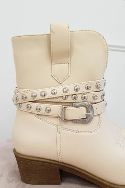 Clearance Elvie Ankle Boots | Cream Sommerkleider|Sommerkleider