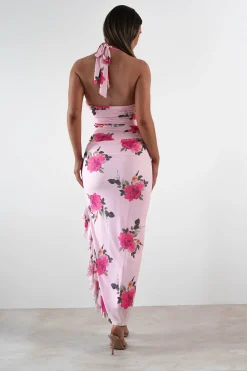 Discount Emmaline Floral Bodycon Maxi Dress | Pink Lange Kleider|Maxikleider