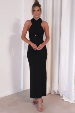 Fashion Esme Bodycon Multiway Maxi Dress | Black Lange Kleider|Maxikleider