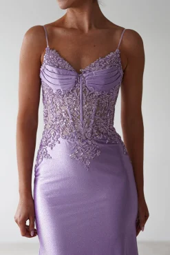 Discount Eternity Glitter Bodycon Gown | Lilac Sommerkleider|Sommerkleider