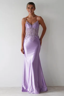 Discount Eternity Glitter Bodycon Gown | Lilac Sommerkleider|Sommerkleider