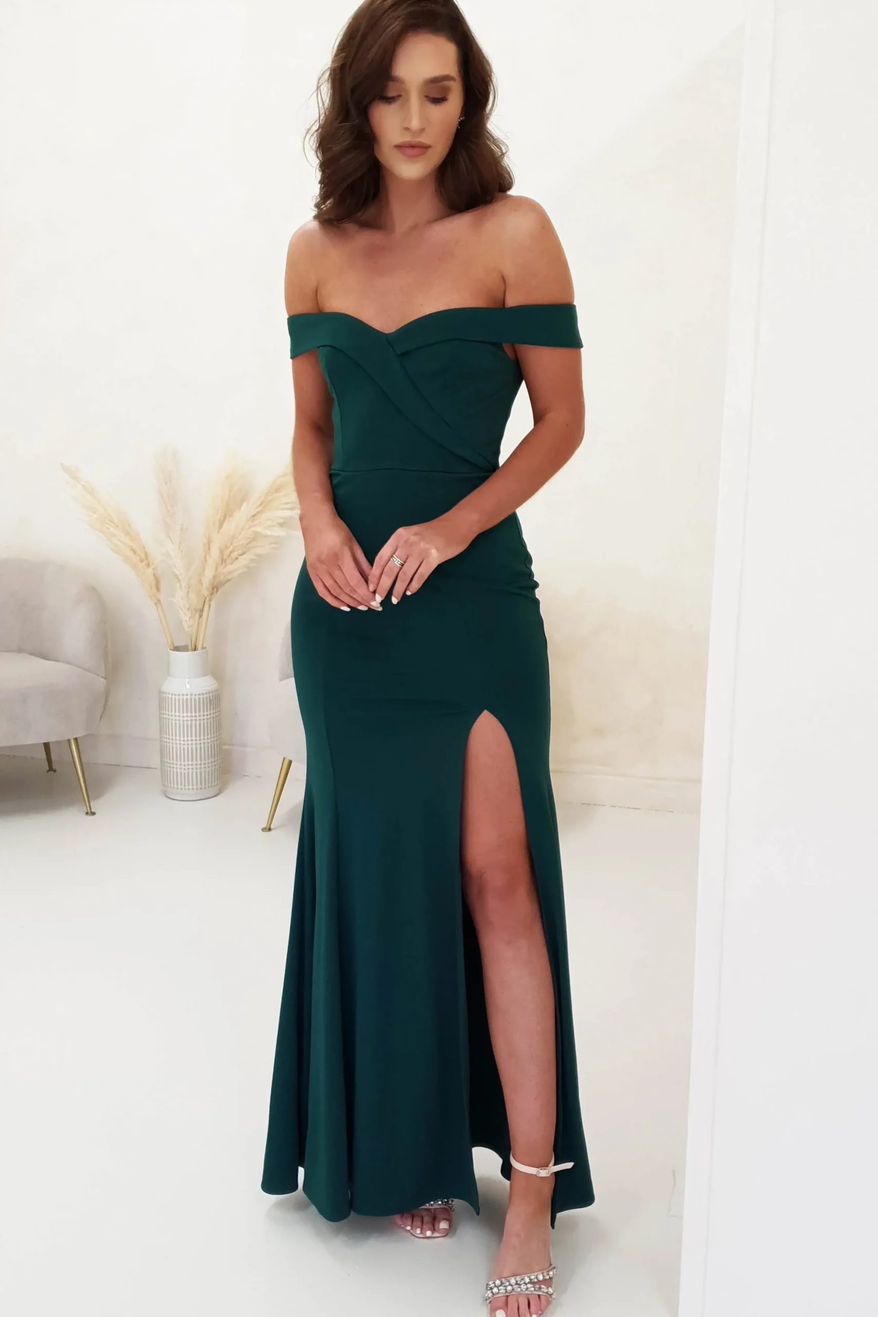 New Felicity Bodycon Gown | Dark Green Kleider Für Besondere Anlässe|Lange Kleider