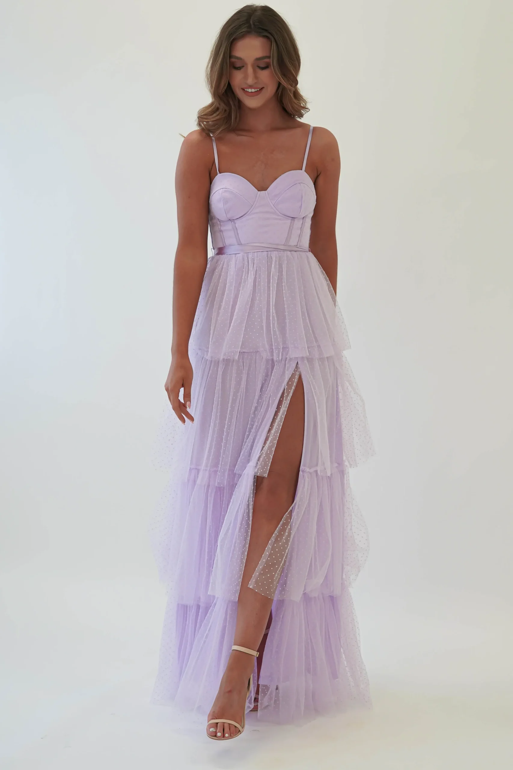 Online Geeniva Tulle Maxi Dress | Lavendar Lange Kleider|Maxikleider