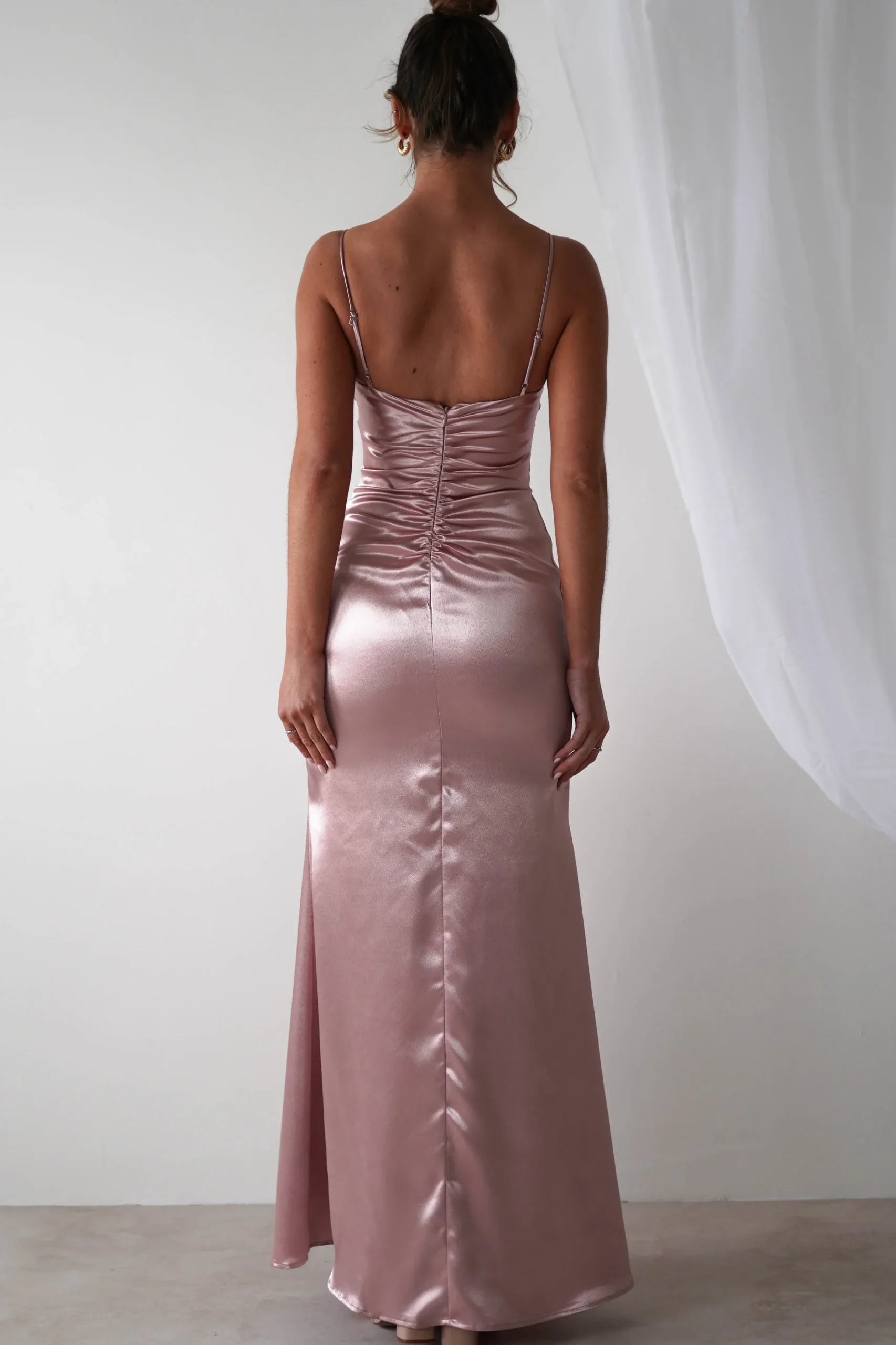 New Idonia Satin Corset Gown | Rose Lange Kleider|Maxikleider