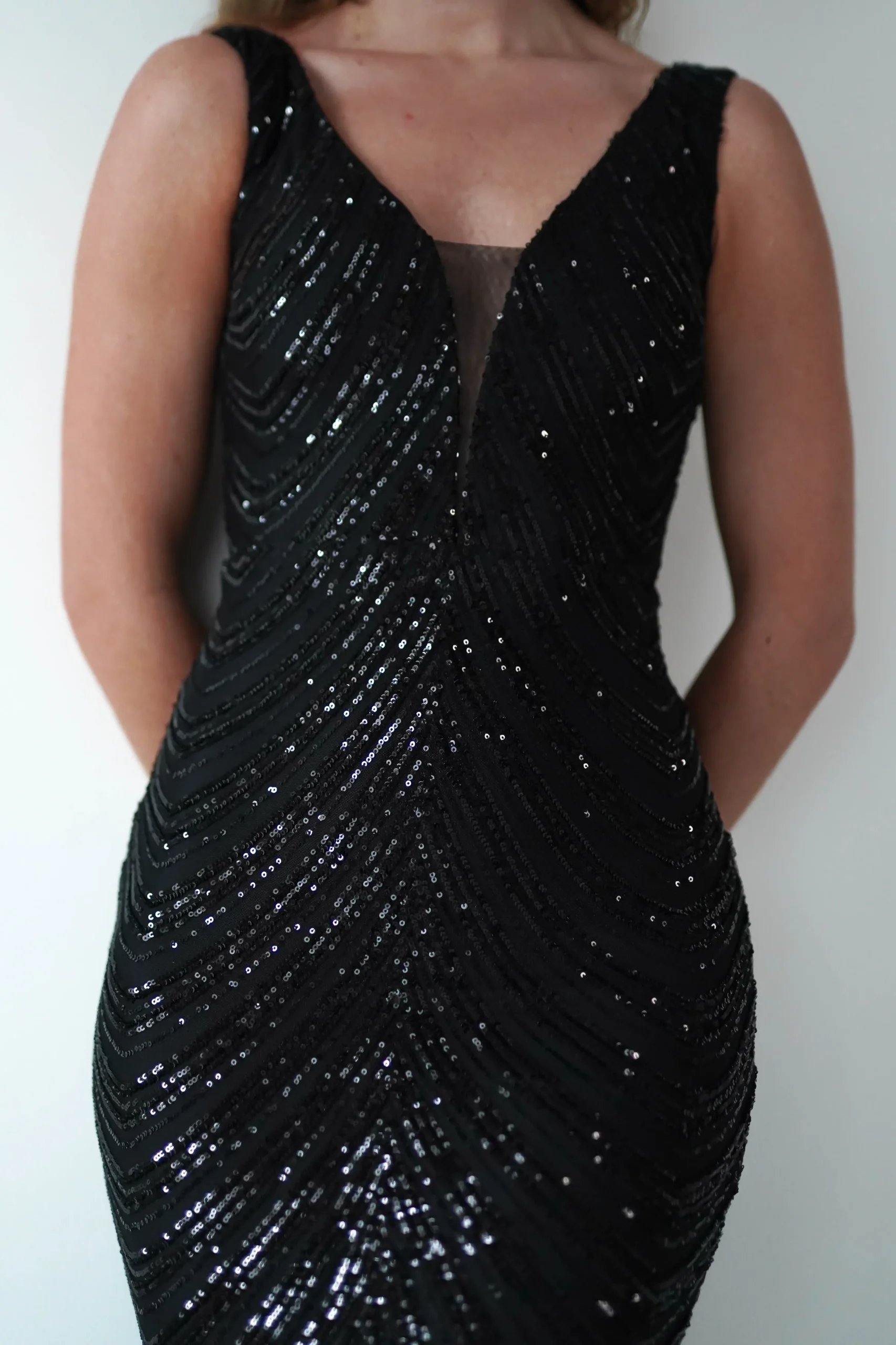 Discount Julietta Sequin Bodycon Maxi Dress | Black Lange Kleider|Maxikleider