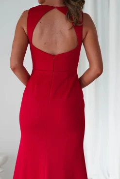 Best Kleo Bodycon Gown | Red Sommerkleider|Sommerkleider