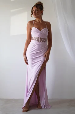 Hot Larna Sequin Bust Bodycon Gown | Light Pink Sommerkleider|Sommerkleider