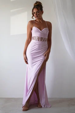 Hot Larna Sequin Bust Bodycon Gown | Light Pink Sommerkleider|Sommerkleider