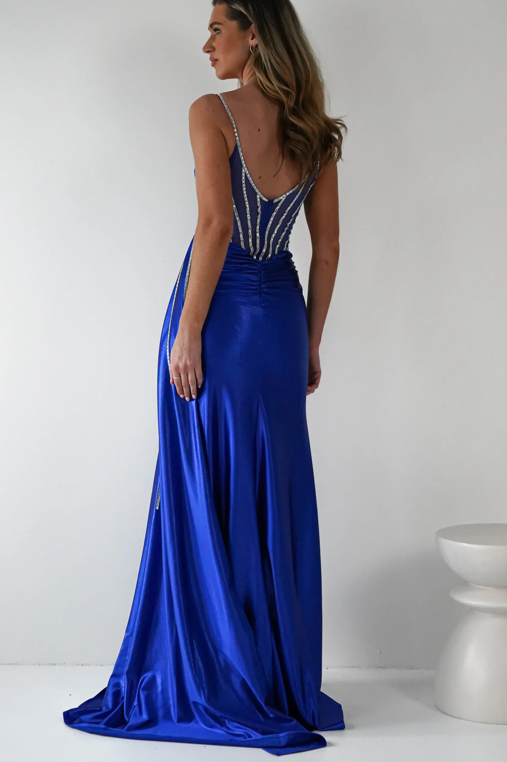 Online Leonardo Diamante Bodycon Gown | Royal Blue Sommerkleider|Sommerkleider