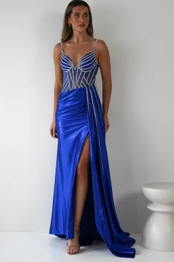 Online Leonardo Diamante Bodycon Gown | Royal Blue Sommerkleider|Sommerkleider
