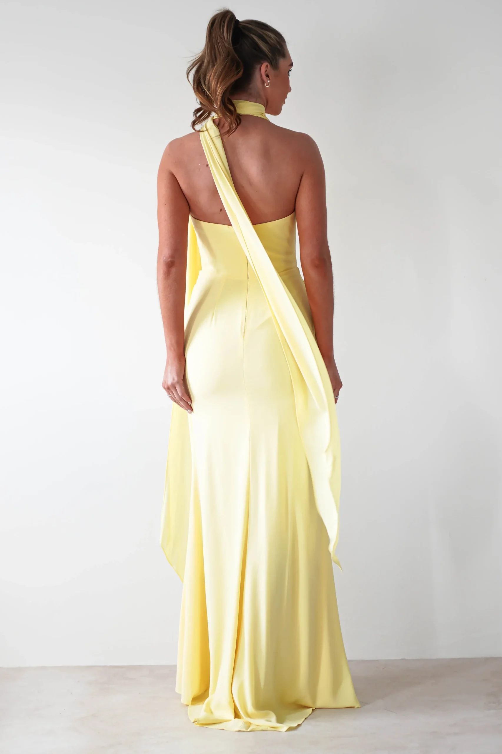 Clearance Lisa Multiway Chiffon Gown | Yellow Lange Kleider|Maxikleider
