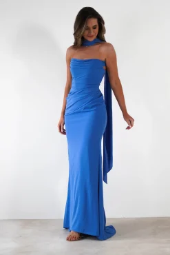 Online Lisa Multiway Chiffon Gown | Blue Lange Kleider|Maxikleider