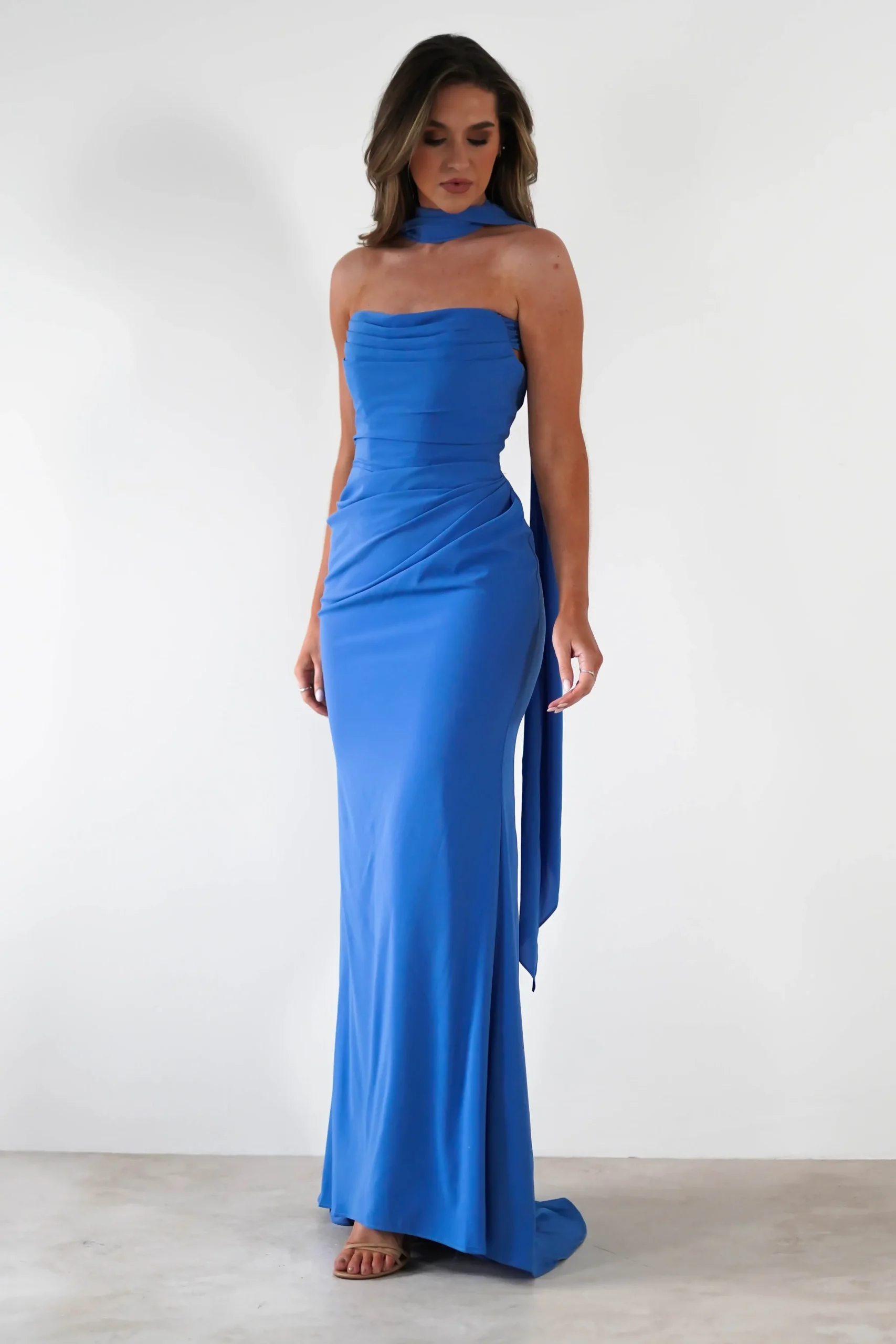 Online Lisa Multiway Chiffon Gown | Blue Lange Kleider|Maxikleider