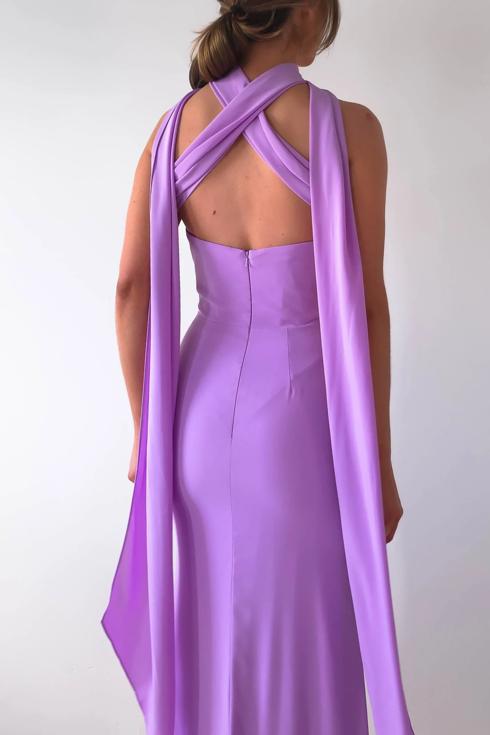 Outlet Lisa Multiway Chiffon Gown | Lilac Lange Kleider|Maxikleider