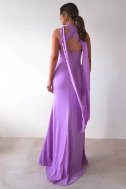 Outlet Lisa Multiway Chiffon Gown | Lilac Lange Kleider|Maxikleider