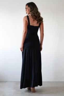 Online Milla Jersey Bodycon Maxi Dress | Black Lange Kleider|Maxikleider