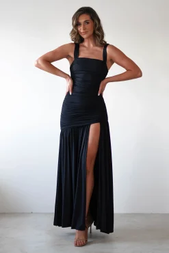 Online Milla Jersey Bodycon Maxi Dress | Black Lange Kleider|Maxikleider