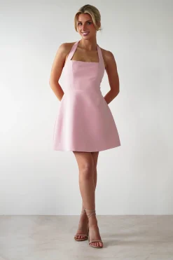 Sale Morocco Halterneck Mini Dress | Pink Kleider In Minilänge|Minikleider