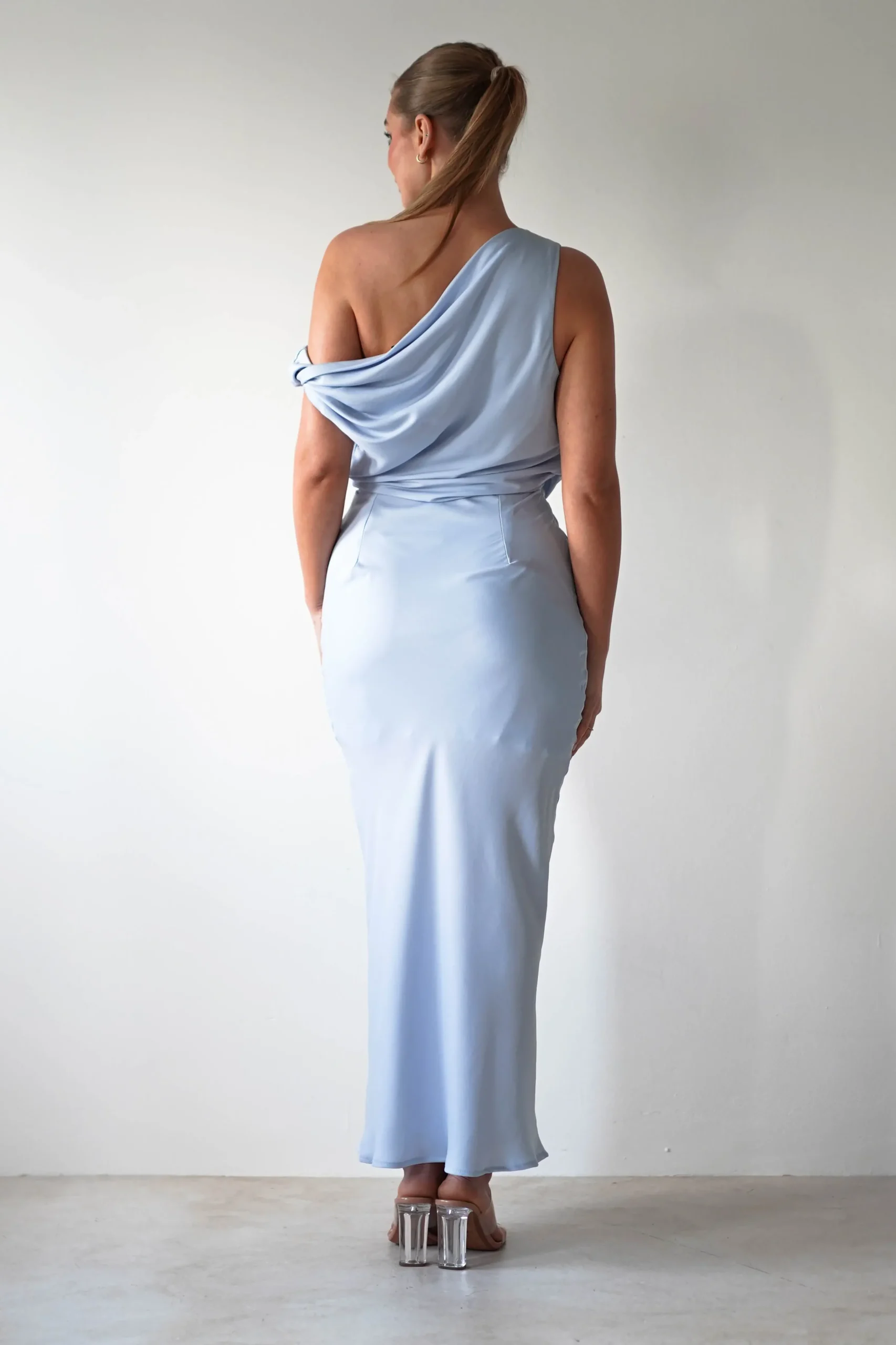 Sale Odelle Soft Off The Shoulder Maxi | Blue Lange Kleider|Maxikleider