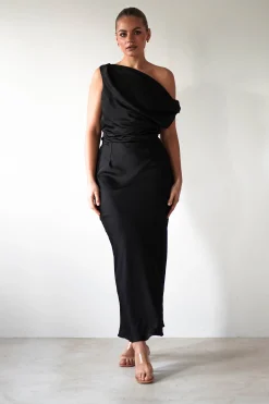 Discount Odelle Soft Off The Shoulder Maxi | Black Lange Kleider|Maxikleider