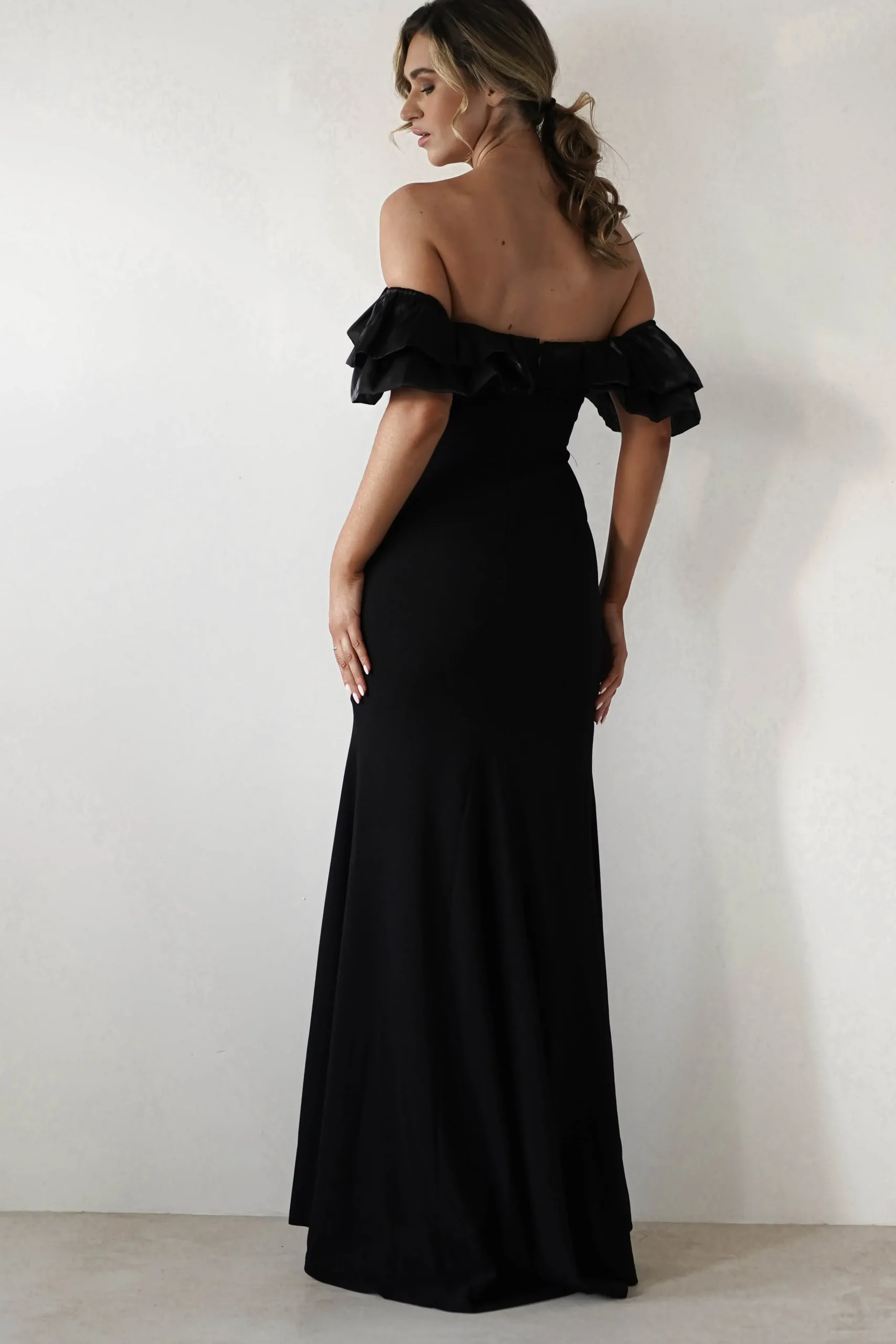 Sale Olympia Off The Shoulder Gown | Black Lange Kleider|Maxikleider