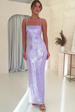 Best Renesmee Sequin Maxi Dress | Lilac Lange Kleider|Maxikleider