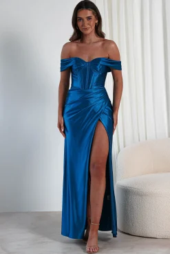 New Serena Off The Shoulder Gown | Peacock Sommerkleider|Sommerkleider