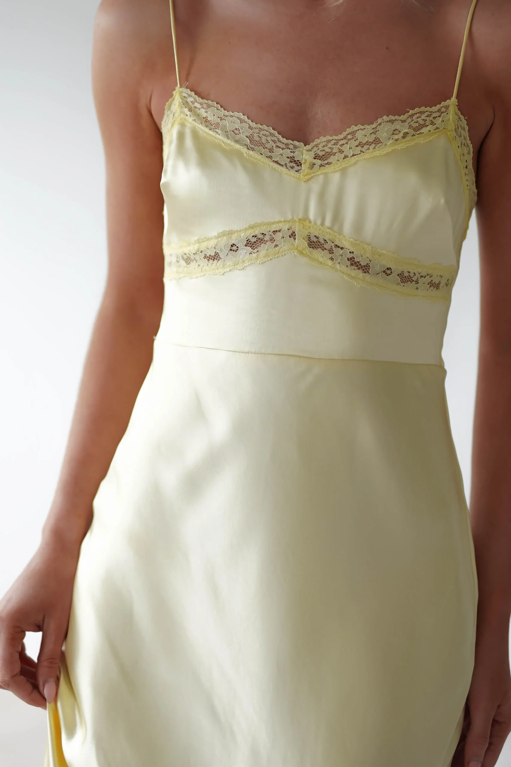 Best Sophia Soft Lace Maxi Dress | Yellow Lange Kleider|Maxikleider