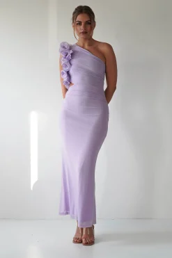 Online Sydney Bodycon Maxi Dress | Lilac Lange Kleider|Maxikleider